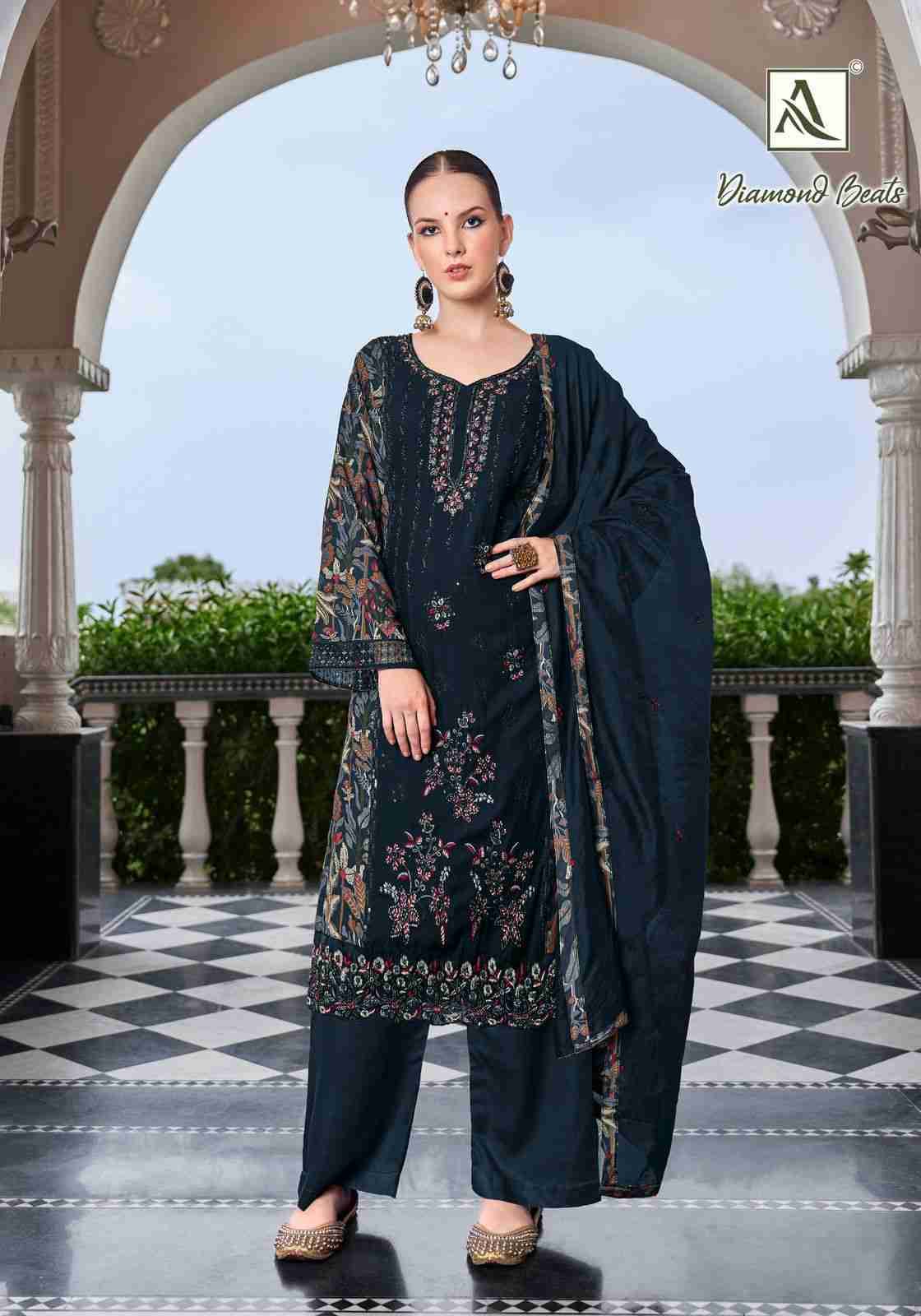 Diamond Beats By Alok Suit 2045-853-01 To 2045-853-06 Series Beautiful Festive Suits Colorful Stylish Fancy Casual Wear & Ethnic Wear Pure Viscose Rayon Dresses At Wholesale Price