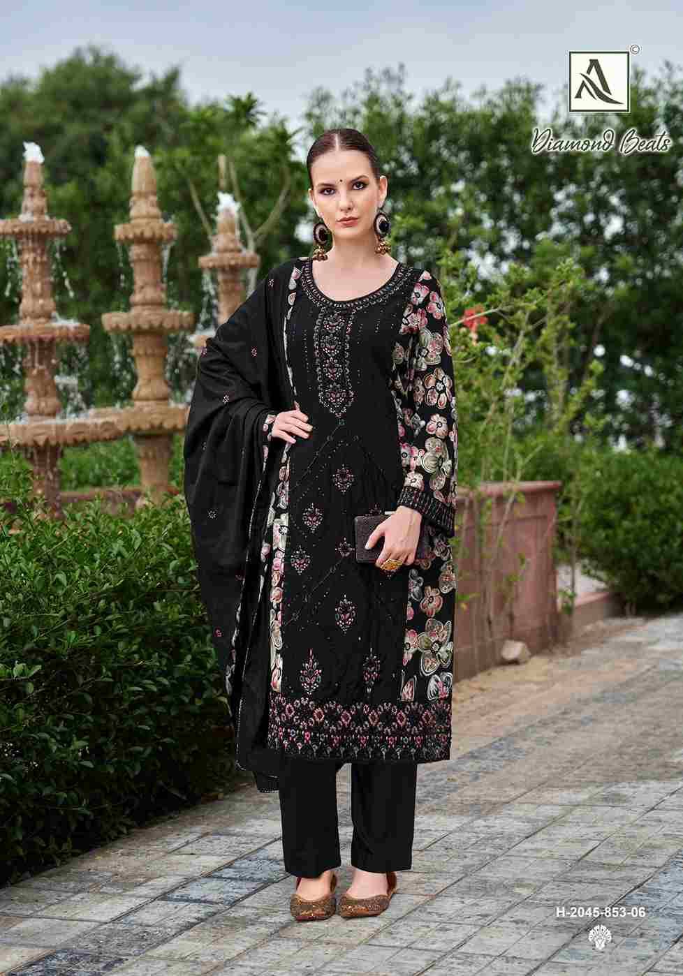 Diamond Beats By Alok Suit 2045-853-01 To 2045-853-06 Series Beautiful Festive Suits Colorful Stylish Fancy Casual Wear & Ethnic Wear Pure Viscose Rayon Dresses At Wholesale Price