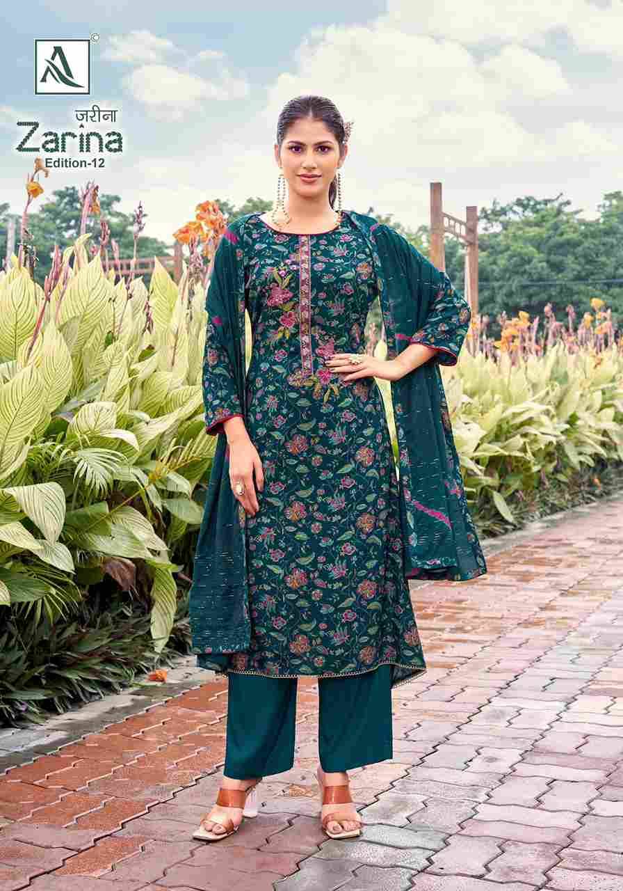 Zarina Vol-12 By Alok Suit 2068-884-01 To 2068-884-08 Series Beautiful Festive Suits Colorful Stylish Fancy Casual Wear & Ethnic Wear Pure Viscose Rayon Dresses At Wholesale Price