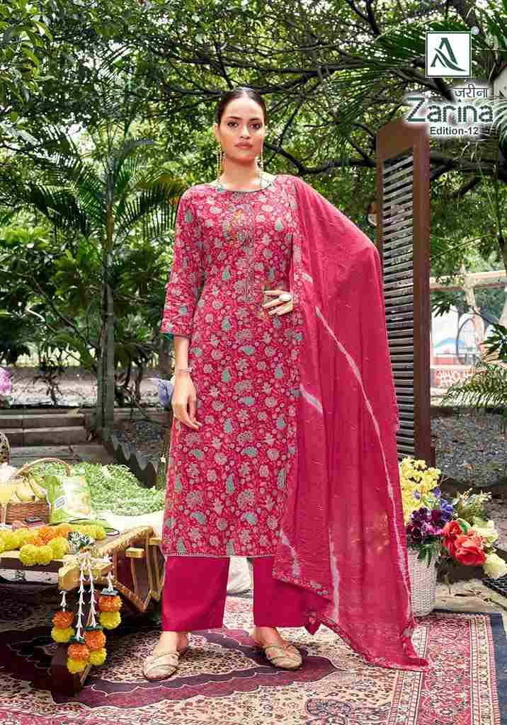 Zarina Vol-12 By Alok Suit 2068-884-01 To 2068-884-08 Series Beautiful Festive Suits Colorful Stylish Fancy Casual Wear & Ethnic Wear Pure Viscose Rayon Dresses At Wholesale Price