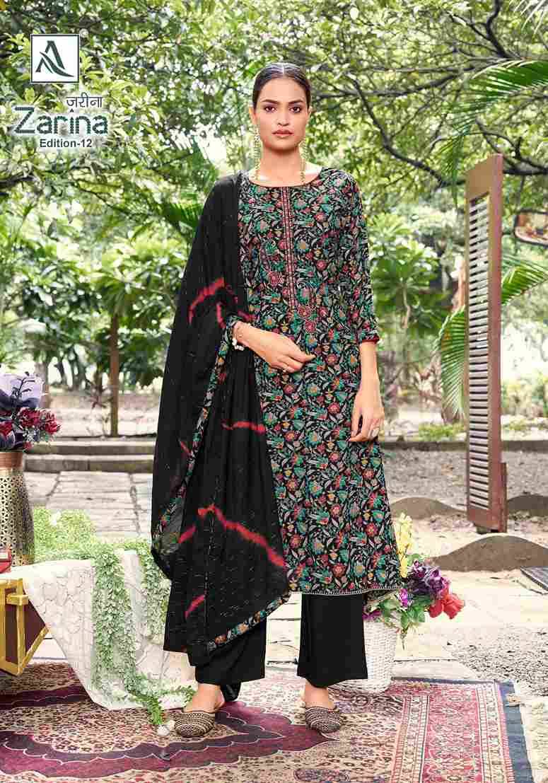 Zarina Vol-12 By Alok Suit 2068-884-01 To 2068-884-08 Series Beautiful Festive Suits Colorful Stylish Fancy Casual Wear & Ethnic Wear Pure Viscose Rayon Dresses At Wholesale Price