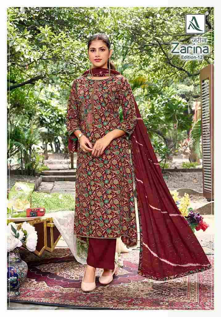 Zarina Vol-12 By Alok Suit 2068-884-01 To 2068-884-08 Series Beautiful Festive Suits Colorful Stylish Fancy Casual Wear & Ethnic Wear Pure Viscose Rayon Dresses At Wholesale Price