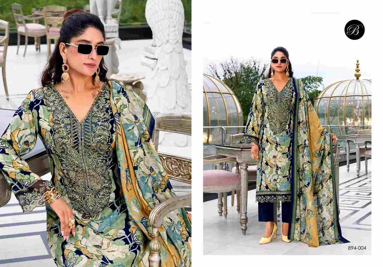 Shehnaaz By Belliza 894-001 To 894-006 Series Beautiful Festive Suits Stylish Fancy Colorful Casual Wear & Ethnic Wear Pure Viscose Rayon Dresses At Wholesale Price