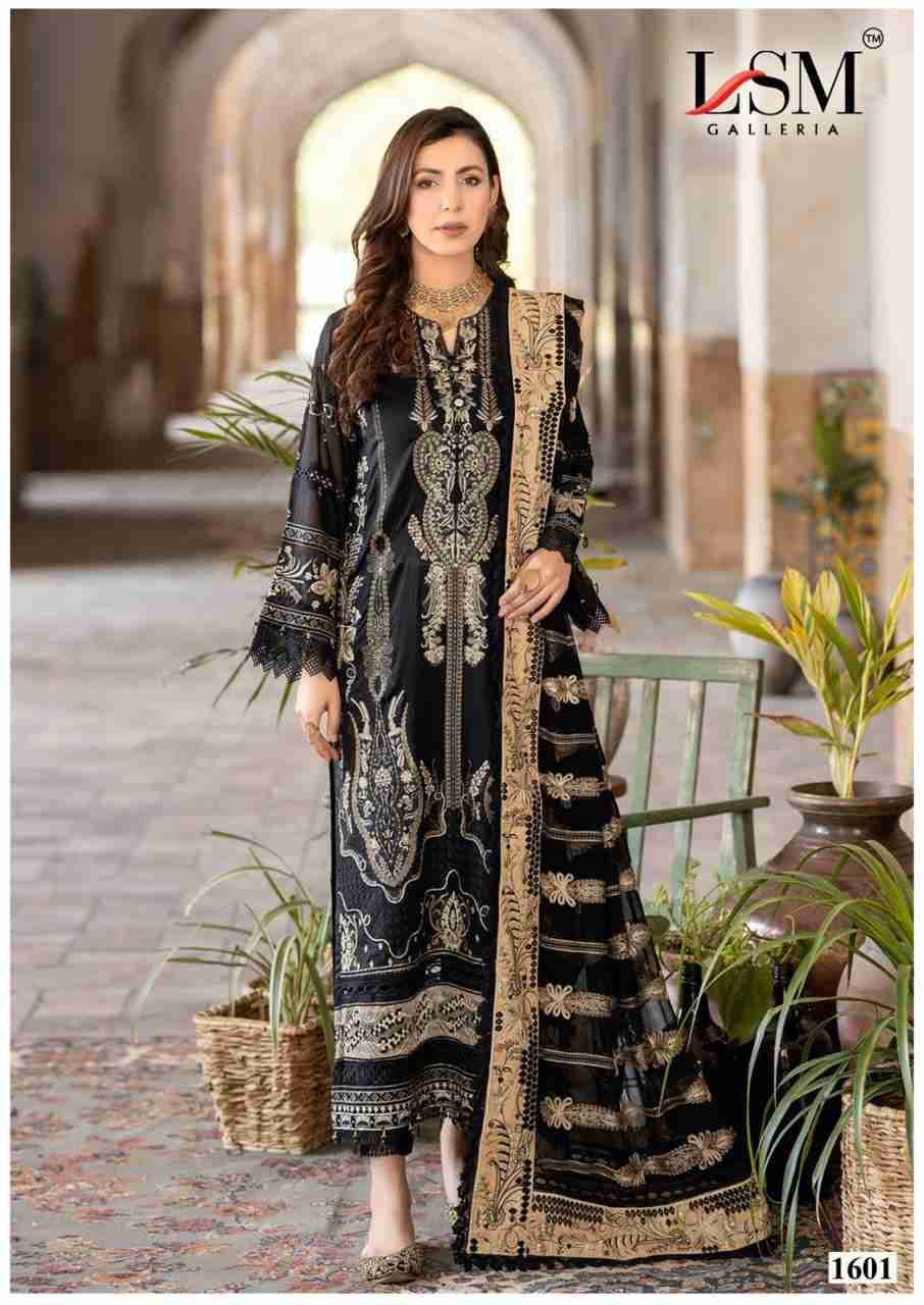 Parian Dream Vol-16 By Lsm Galleria 1601 To 1606 Series Beautiful Festive Suits Colorful Stylish Fancy Casual Wear & Ethnic Wear Pure Lawn Print With Work Dresses At Wholesale Price