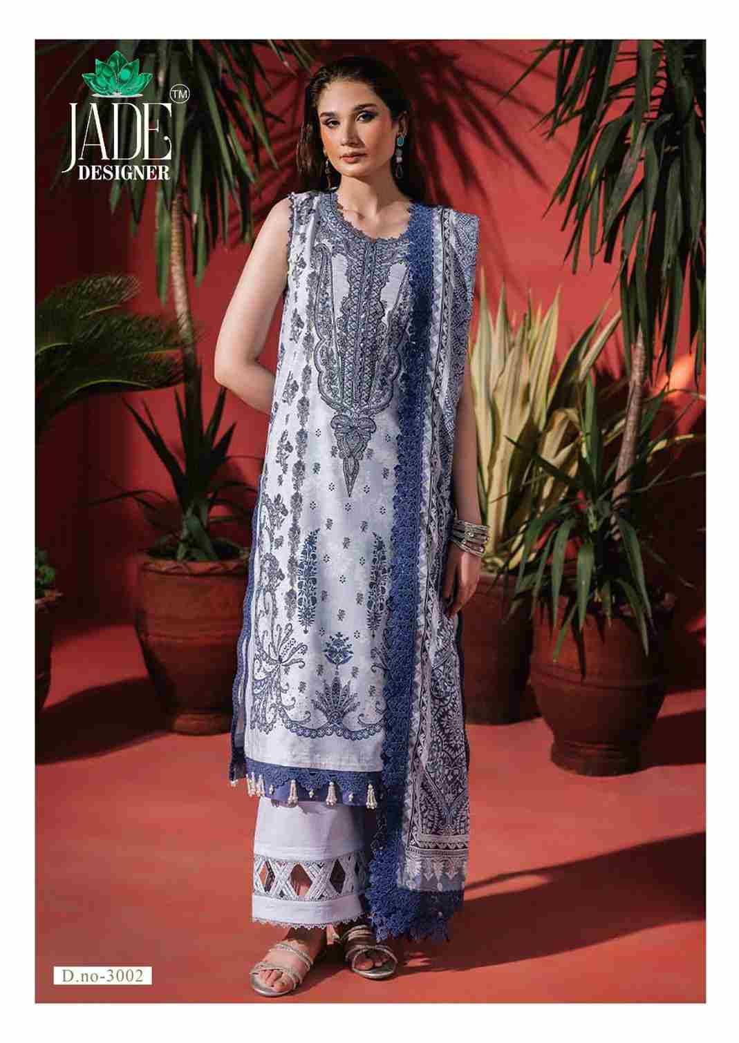 Noor Ahmed Vol-3 By Jade 3001 To 3006 Series Beautiful Festive Suits Colorful Stylish Fancy Casual Wear & Ethnic Wear Pure Lawn Cotton Embroidered Dresses At Wholesale Price