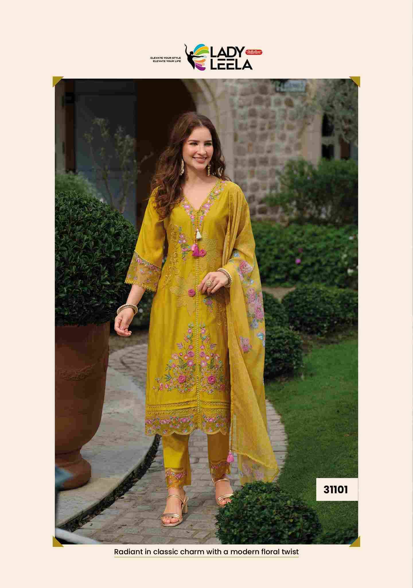 Zoya By Lady Leela 31101 To 31104 Series Beautiful Festive Suits Colorful Stylish Fancy Casual Wear & Ethnic Wear Viscose Silk With Work Dresses At Wholesale Price