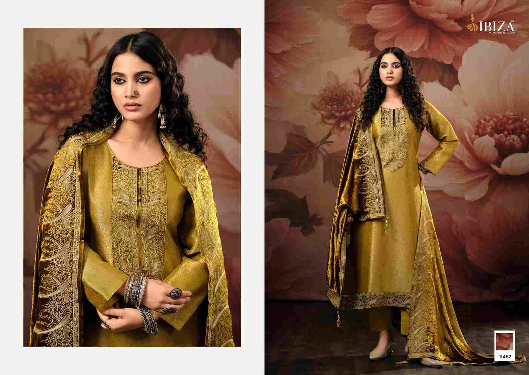 Vihara By Ibiza 11451 To 11454 Series Designer Festive Suits Beautiful Fancy Stylish Colorful Party Wear & Occasional Wear Pure Jacquard Dresses At Wholesale Price
