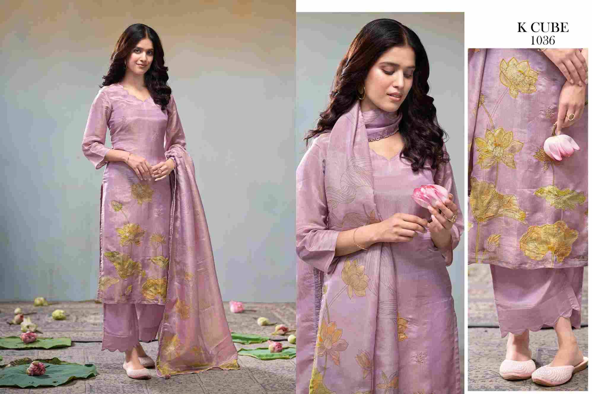 Rachita By K Cube 1036-A To 1036-D Series Beautiful Festive Suits Colorful Stylish Fancy Casual Wear & Ethnic Wear Shimmer Dresses At Wholesale Price