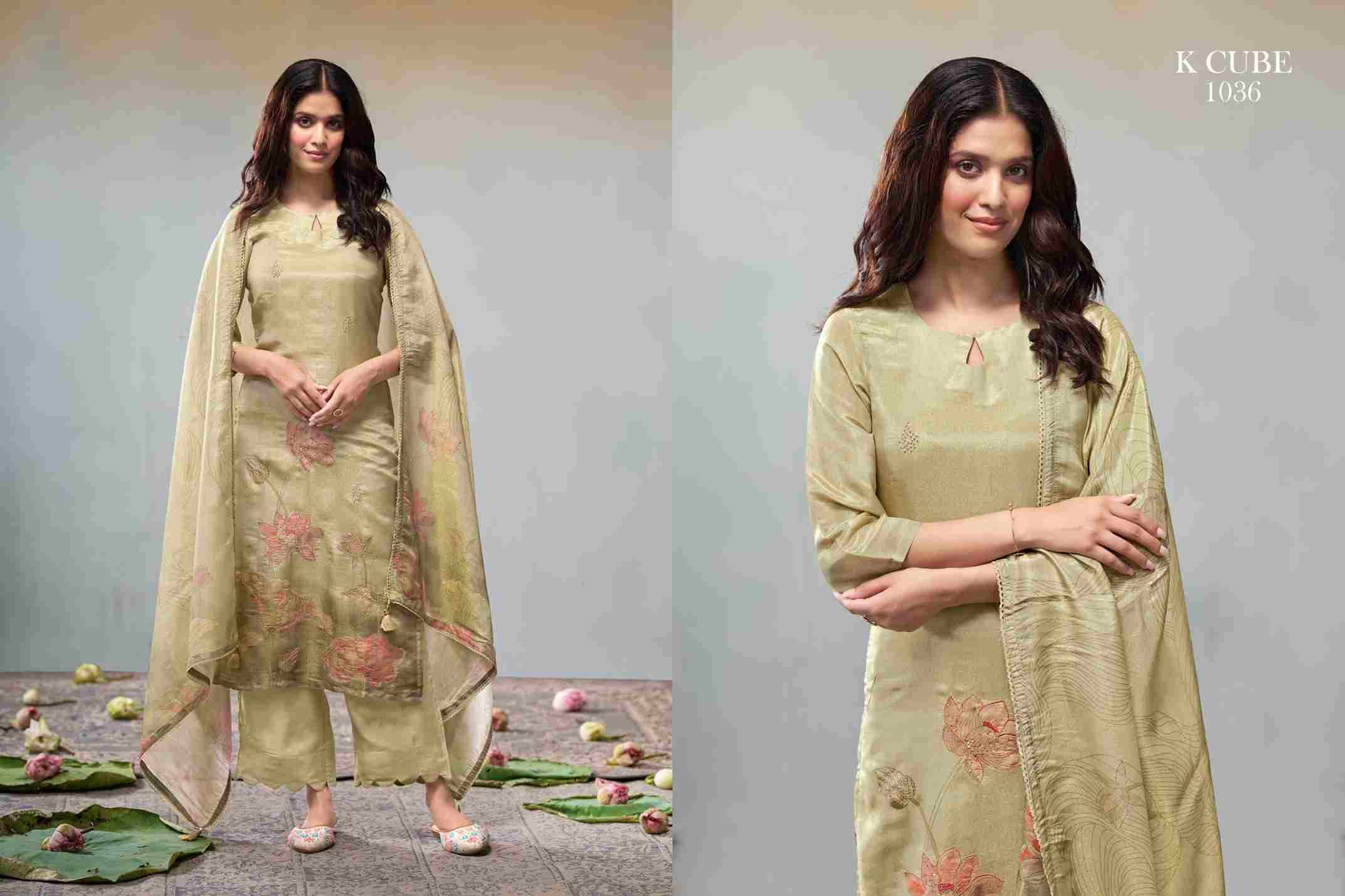 Rachita By K Cube 1036-A To 1036-D Series Beautiful Festive Suits Colorful Stylish Fancy Casual Wear & Ethnic Wear Shimmer Dresses At Wholesale Price