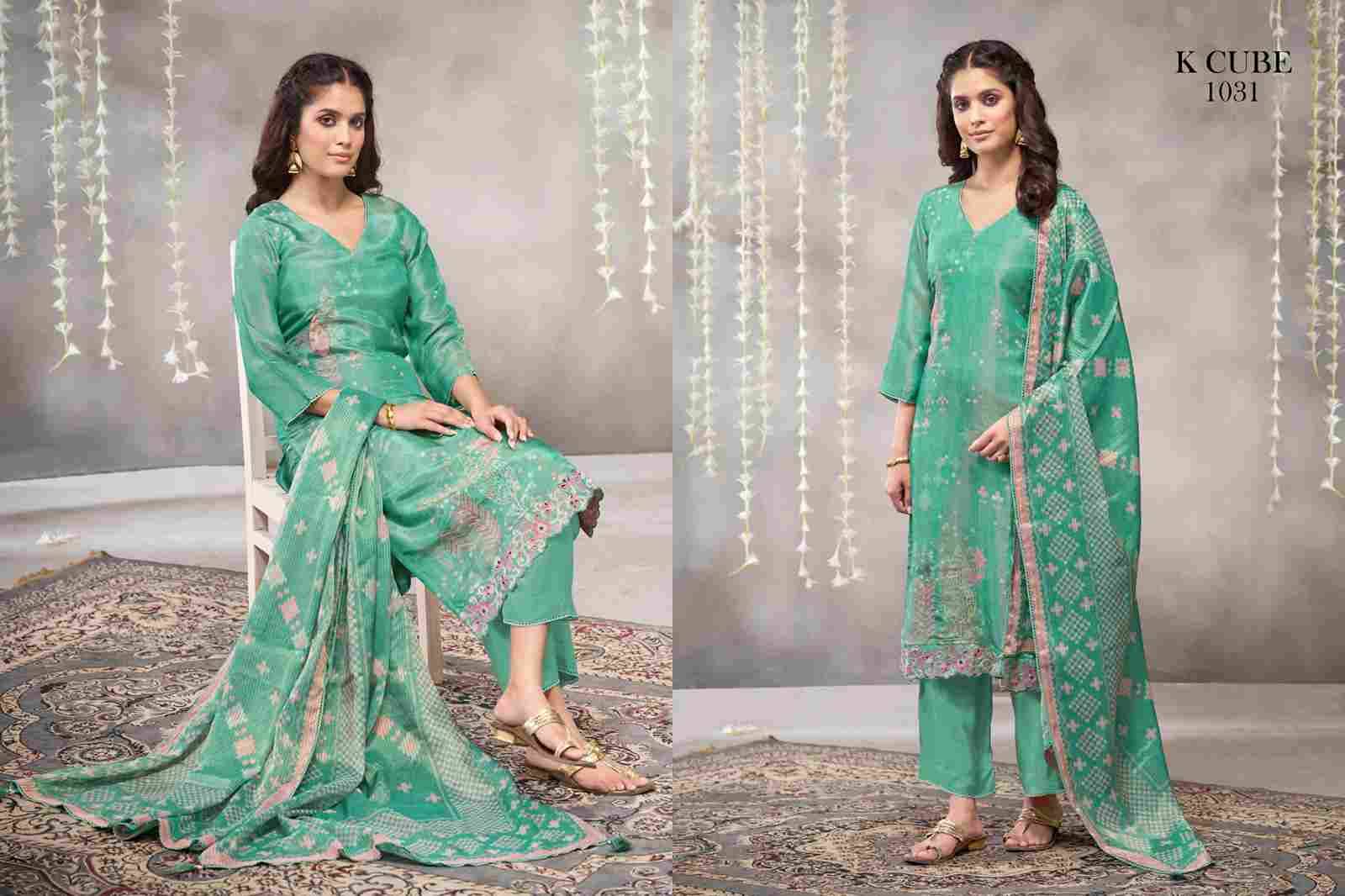 Falak By K Cube 1031-A To 1031-D Series Beautiful Festive Suits Colorful Stylish Fancy Casual Wear & Ethnic Wear Shimmer Dresses At Wholesale Price