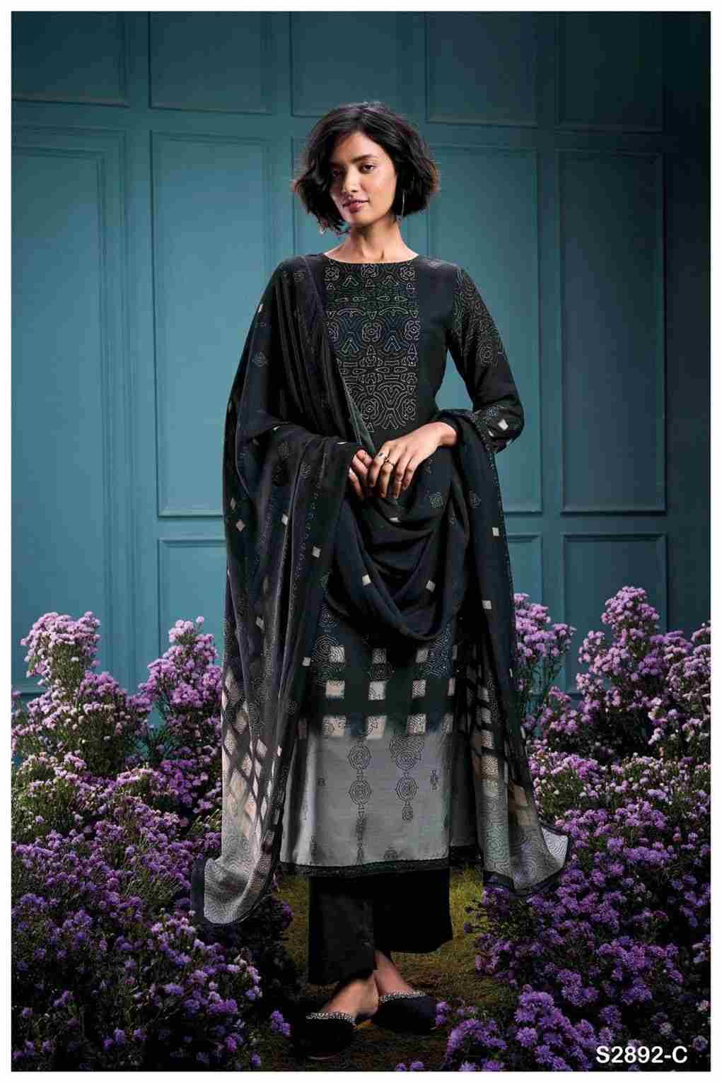 Sitalnisa-2892 By Ganga Fashion 2892-A To 2892-D Series Beautiful Festive Suits Colorful Stylish Fancy Casual Wear & Ethnic Wear Pure Bemberg Silk Dresses At Wholesale Price