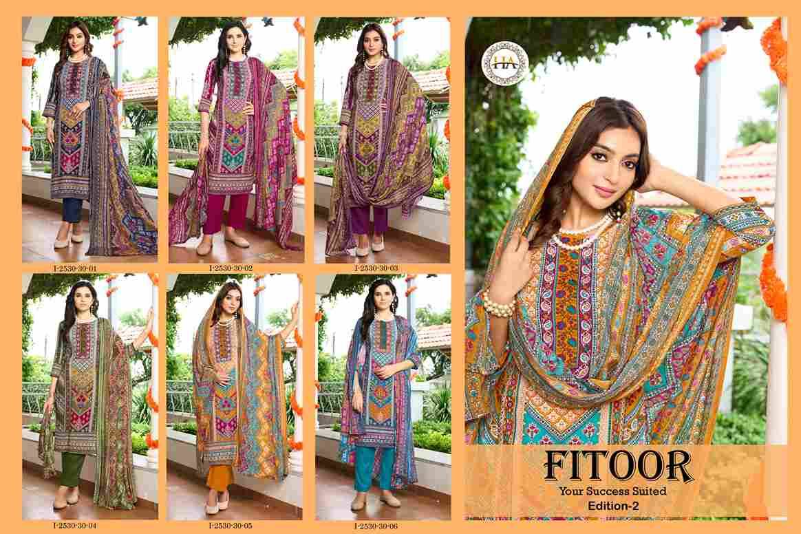 Fitoor Vol-2 By Harshit Fashion Hub 2530-30-01 To 2530-30-06 Series Beautiful Festive Suits Stylish Fancy Colorful Casual Wear & Ethnic Wear Pure Viscose Rayon Print Dresses At Wholesale Price