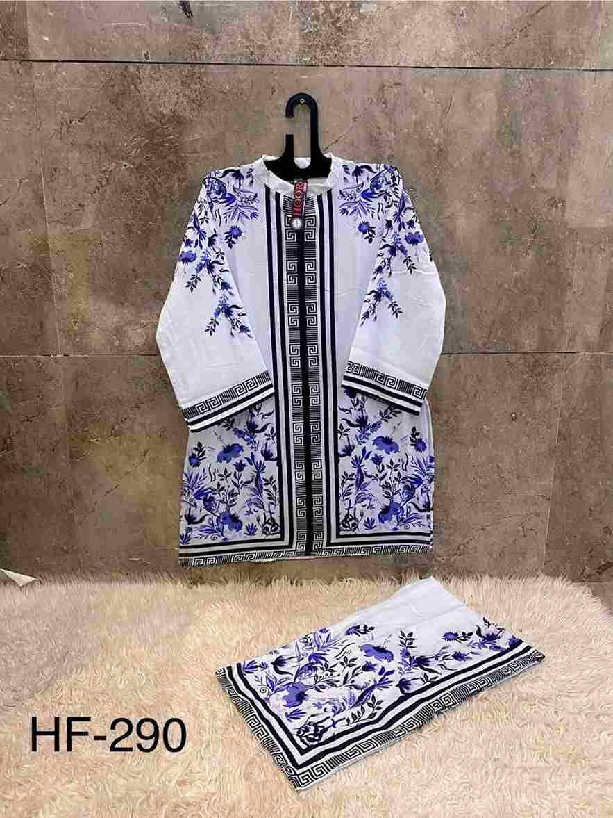 Hoor Tex Hit Design HF-290 Series By Hoor Tex HF-290 To HF-299 Series Designer Stylish Fancy Colorful Beautiful Casual Wear & Ethnic Wear Imported Rayon Satin Co-Ords At Wholesale Price