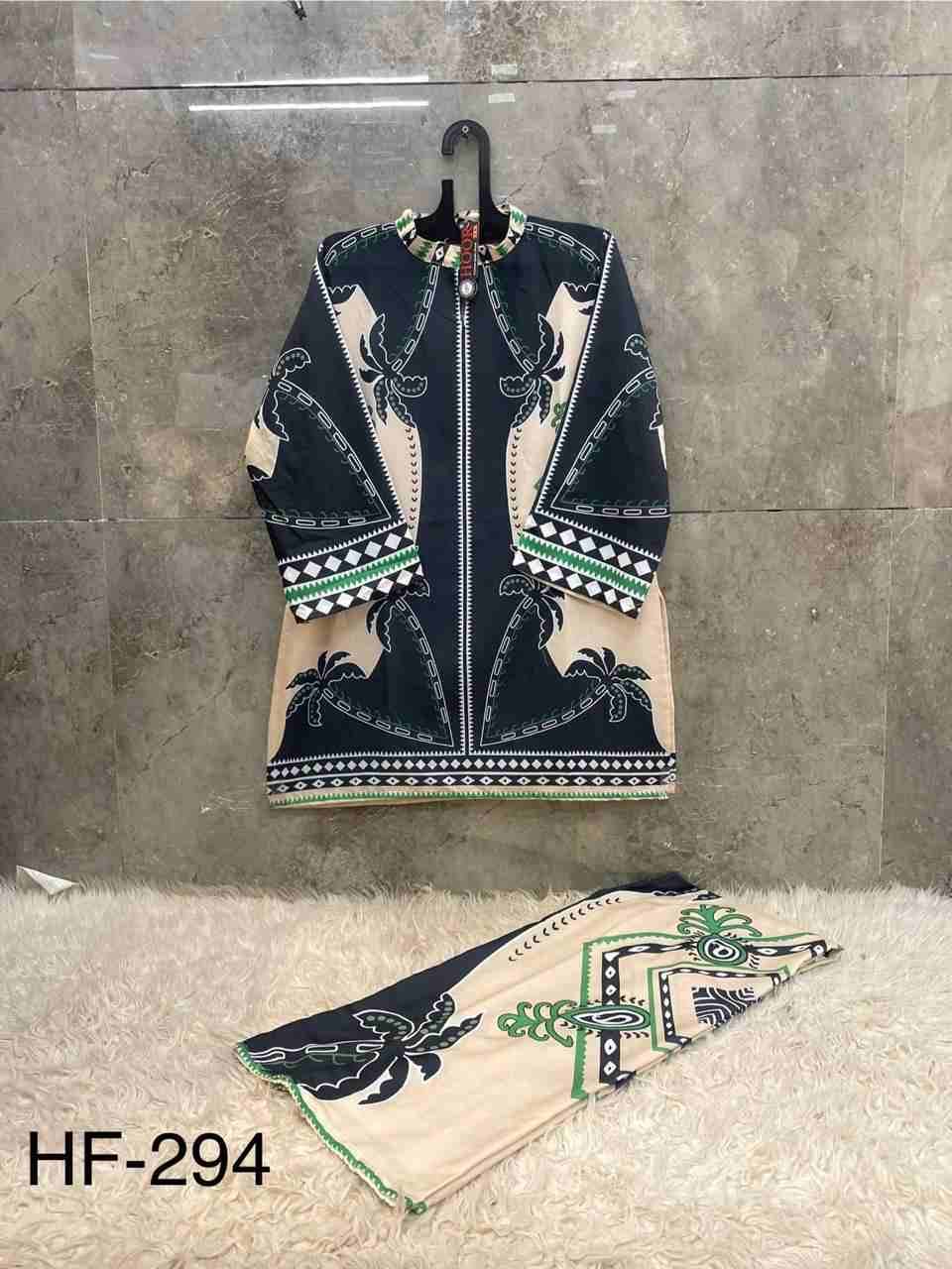 Hoor Tex Hit Design HF-290 Series By Hoor Tex HF-290 To HF-299 Series Designer Stylish Fancy Colorful Beautiful Casual Wear & Ethnic Wear Imported Rayon Satin Co-Ords At Wholesale Price
