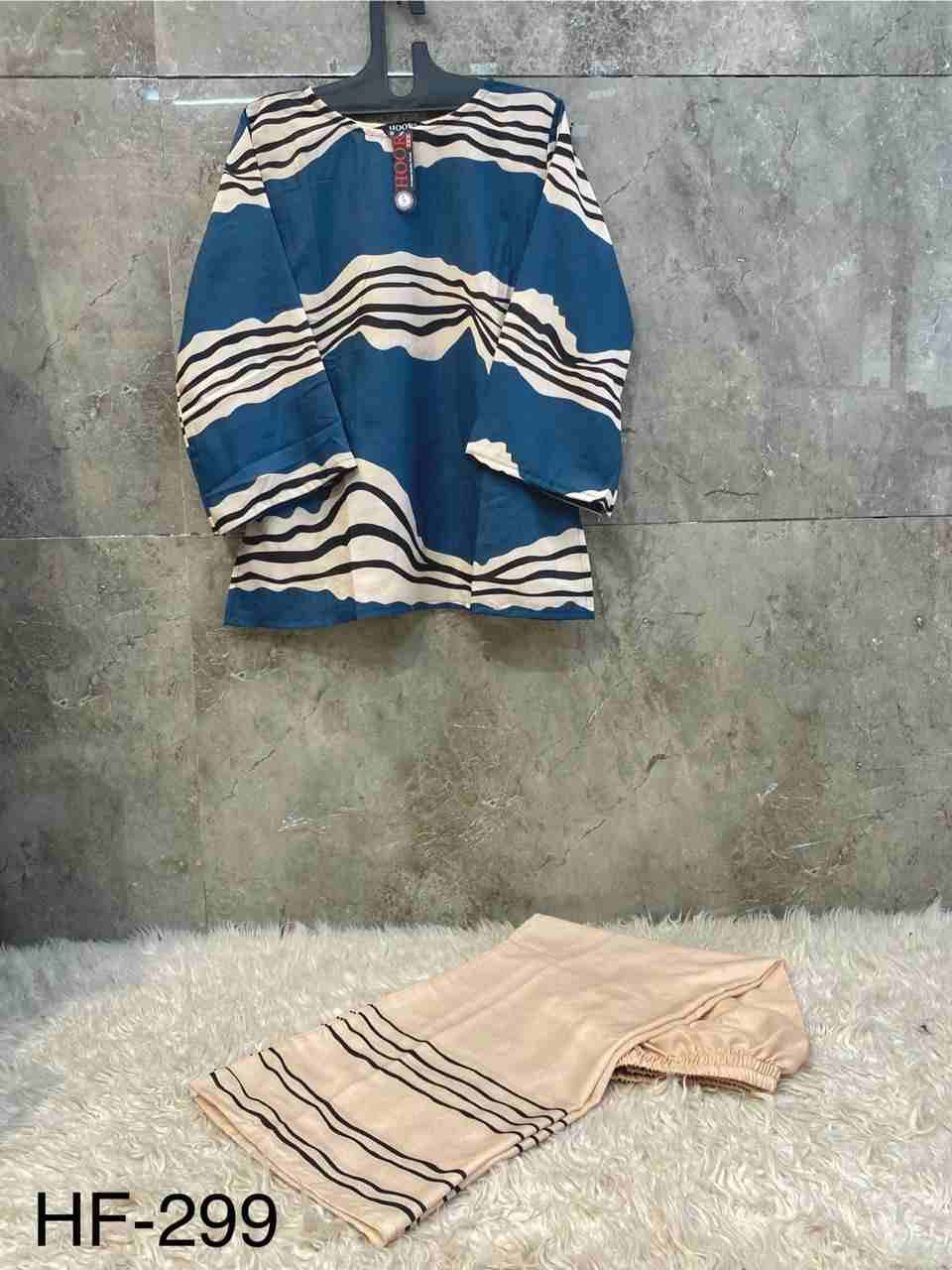 Hoor Tex Hit Design HF-290 Series By Hoor Tex HF-290 To HF-299 Series Designer Stylish Fancy Colorful Beautiful Casual Wear & Ethnic Wear Imported Rayon Satin Co-Ords At Wholesale Price