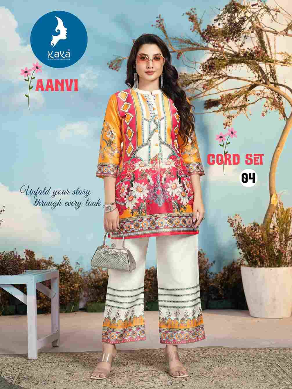 Aanvi By Kaya 01 To 06 Series Designer Stylish Fancy Colorful Beautiful Party Wear & Ethnic Wear Collection Vertican Co-Ord At Wholesale Price