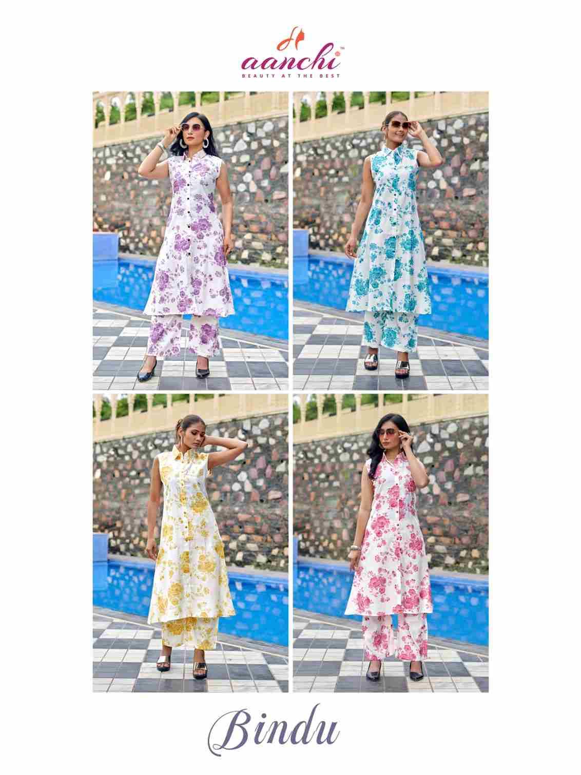 Bindu By Aanchi 1001 To 1004 Series Designer Stylish Fancy Colorful Beautiful Party Wear & Ethnic Wear Collection Vatican Tops At Wholesale Price