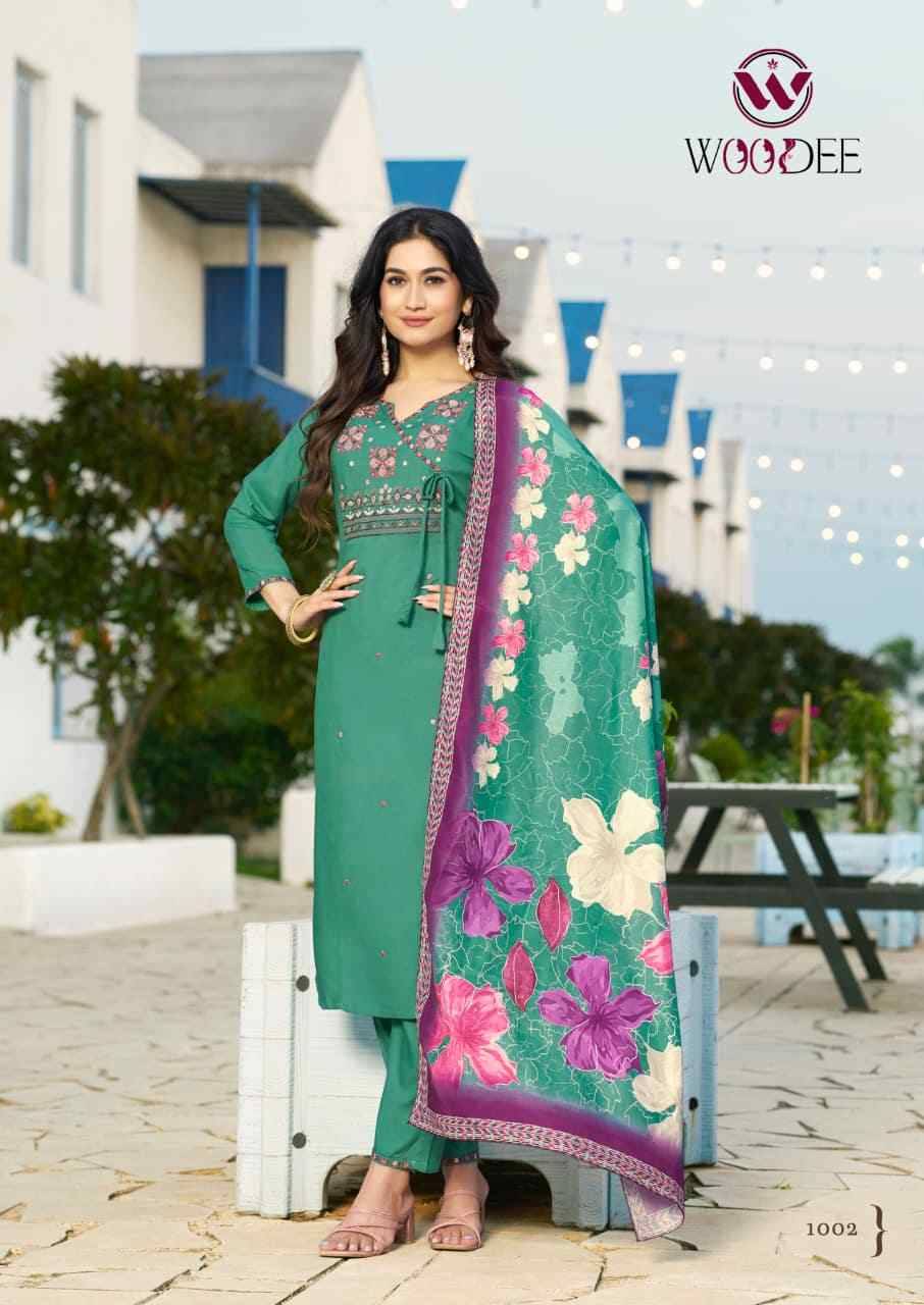 Sargam By Woodee 1001 To 1006 Series Designer Stylish Fancy Colorful Beautiful Party Wear & Ethnic Wear Collection Premium Rayon Dresses At Wholesale Price
