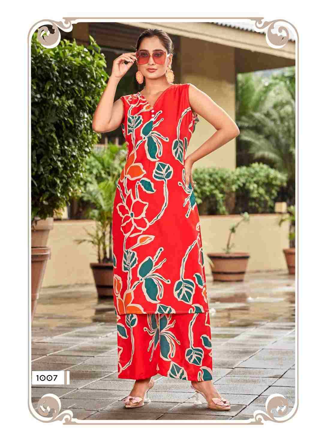 Tetema By Sankheswer 1001 To 1008 Series Designer Stylish Fancy Colorful Beautiful Party Wear & Ethnic Wear Collection Rayon Co-Ord At Wholesale Price