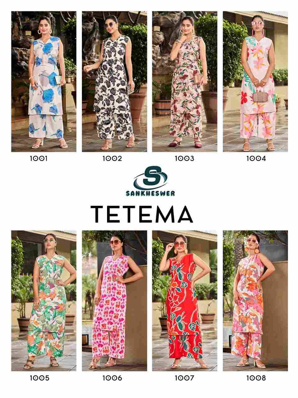 Tetema By Sankheswer 1001 To 1008 Series Designer Stylish Fancy Colorful Beautiful Party Wear & Ethnic Wear Collection Rayon Co-Ord At Wholesale Price