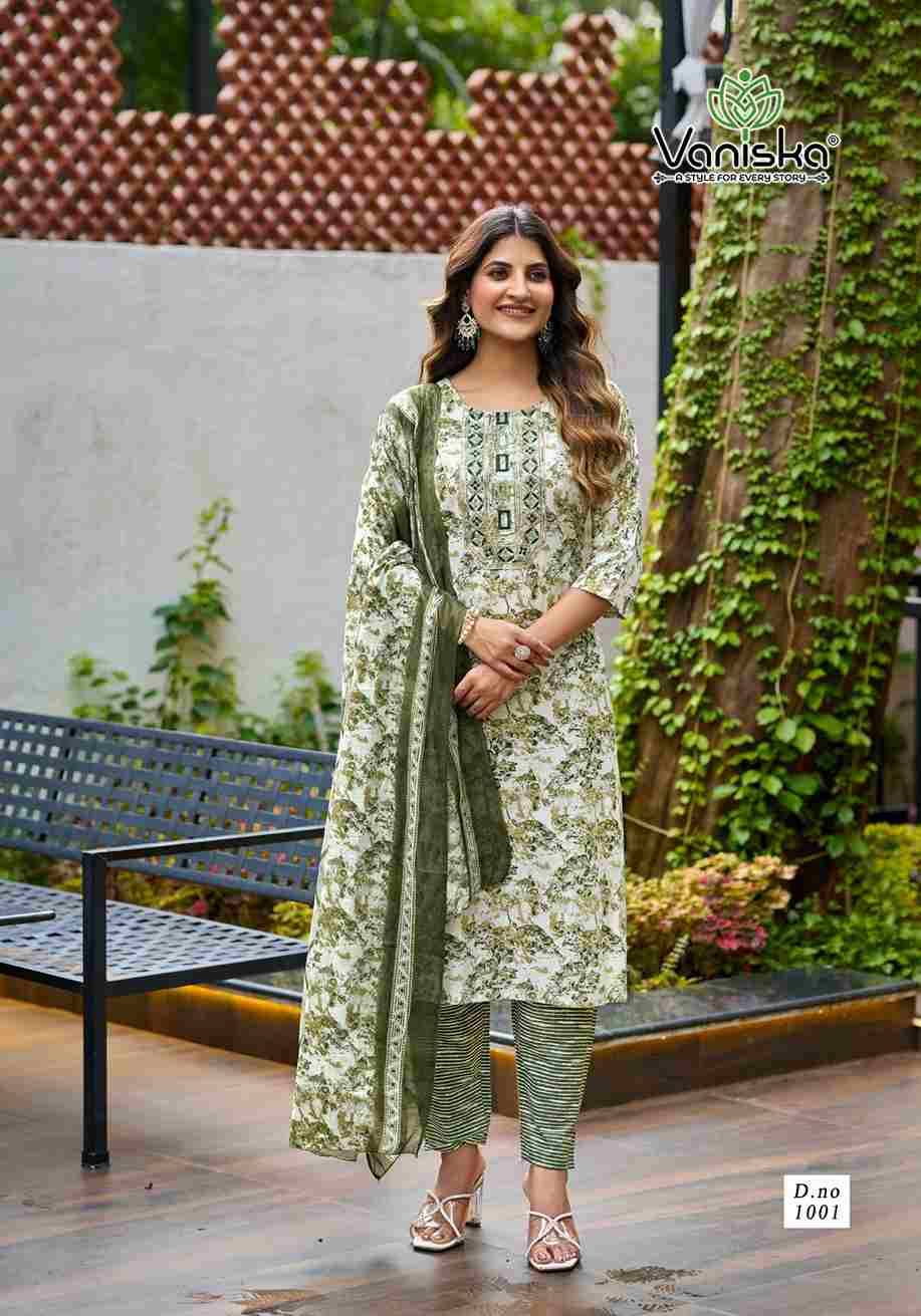 Trendy Cotton Vol-1 By Vaniska 1001 To 1006 Series Designer Stylish Fancy Colorful Beautiful Party Wear & Ethnic Wear Collection Pure Cotton Dresses At Wholesale Price