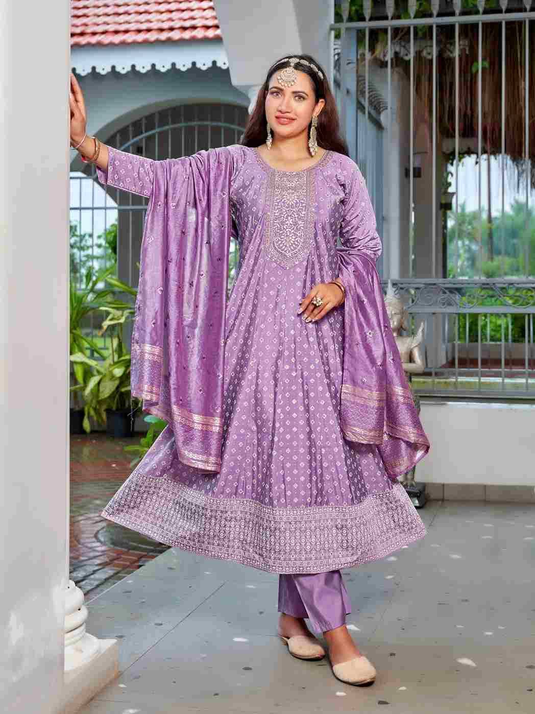 Emily By Aanchi 01 To 04 Series Beautiful Festive Suits Colorful Stylish Fancy Casual Wear & Ethnic Wear Roman Silk Dresses At Wholesale Price