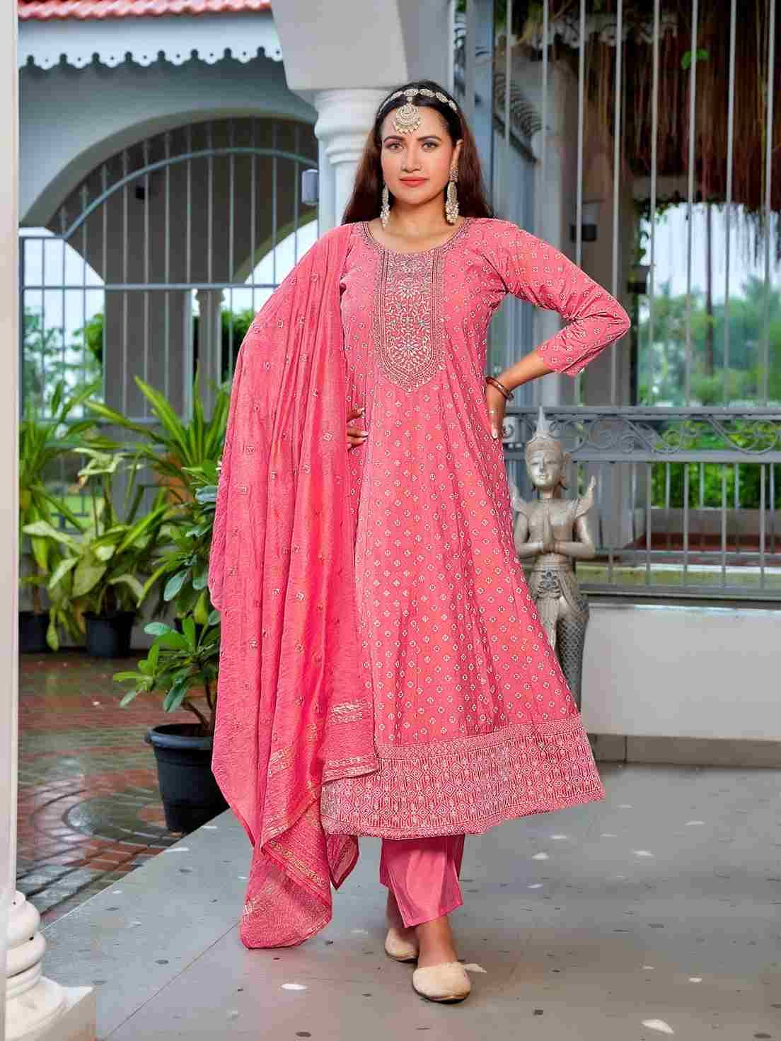 Emily By Aanchi 01 To 04 Series Beautiful Festive Suits Colorful Stylish Fancy Casual Wear & Ethnic Wear Roman Silk Dresses At Wholesale Price