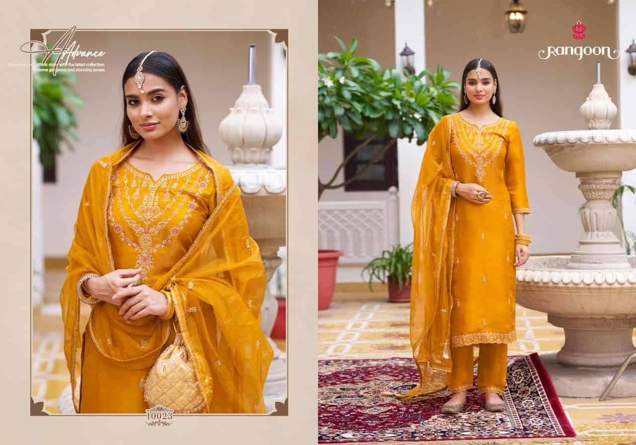 Hemani By Rangoon 10021 To 10024 Series Beautiful Festive Suits Colorful Stylish Fancy Casual Wear & Ethnic Wear Satin Silk Dresses At Wholesale Price