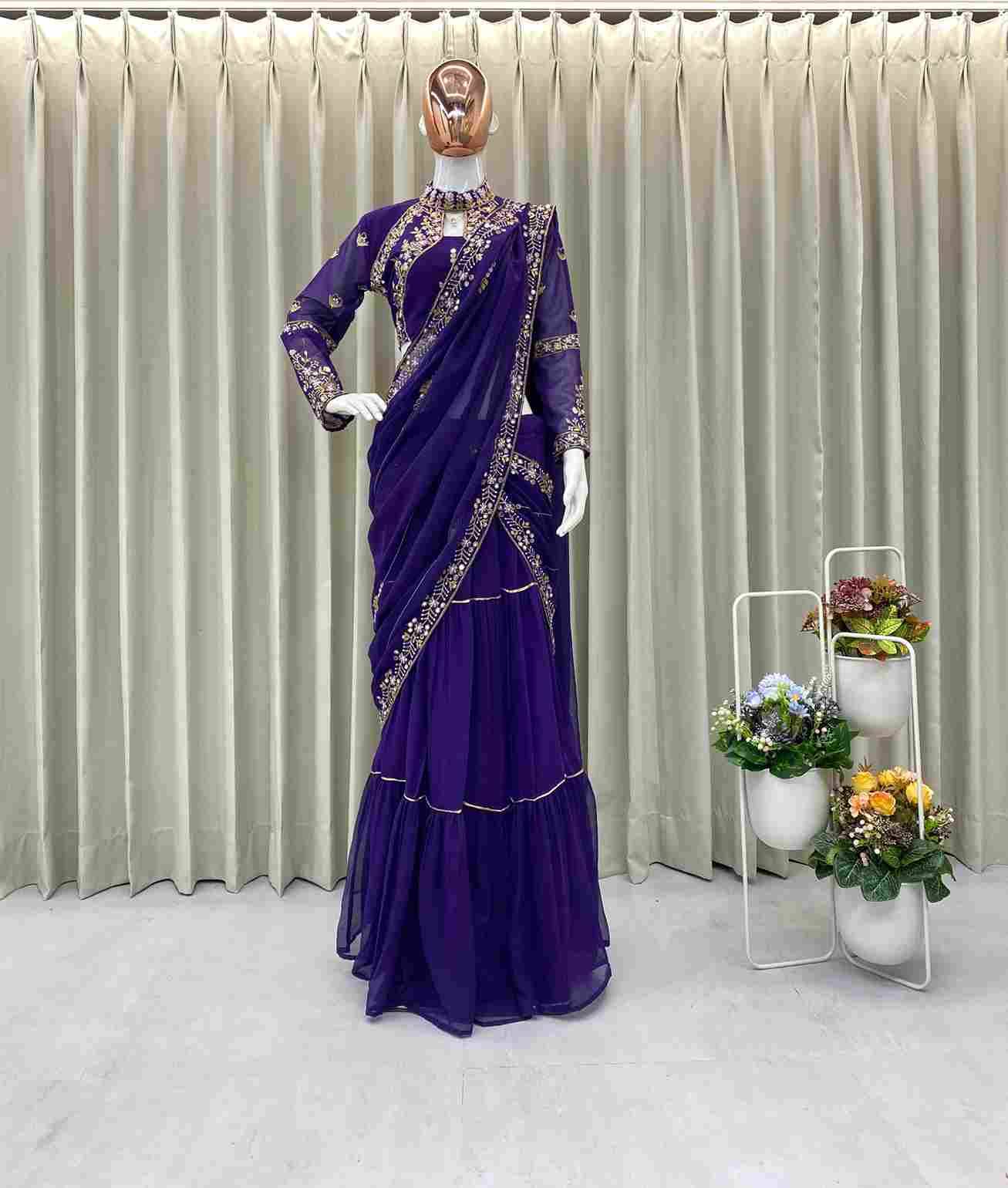Be-280 By Fashid Wholesale 01 To 06 Series Indian Traditional Wear Collection Beautiful Stylish Fancy Colorful Party Wear & Occasional Wear Faux Georgette Lehenga Sarees At Wholesale Price