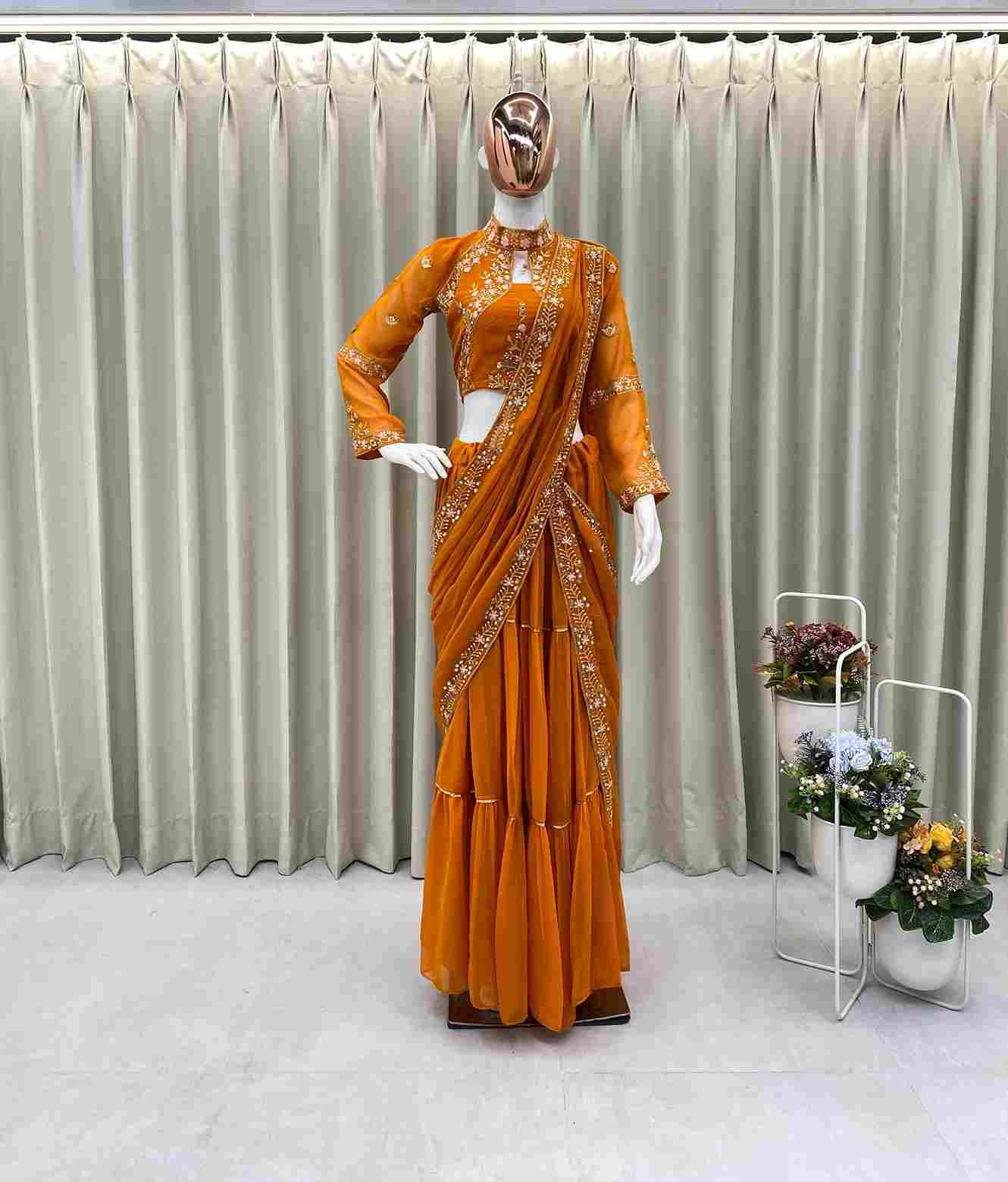 Be-280 By Fashid Wholesale 01 To 06 Series Indian Traditional Wear Collection Beautiful Stylish Fancy Colorful Party Wear & Occasional Wear Faux Georgette Lehenga Sarees At Wholesale Price