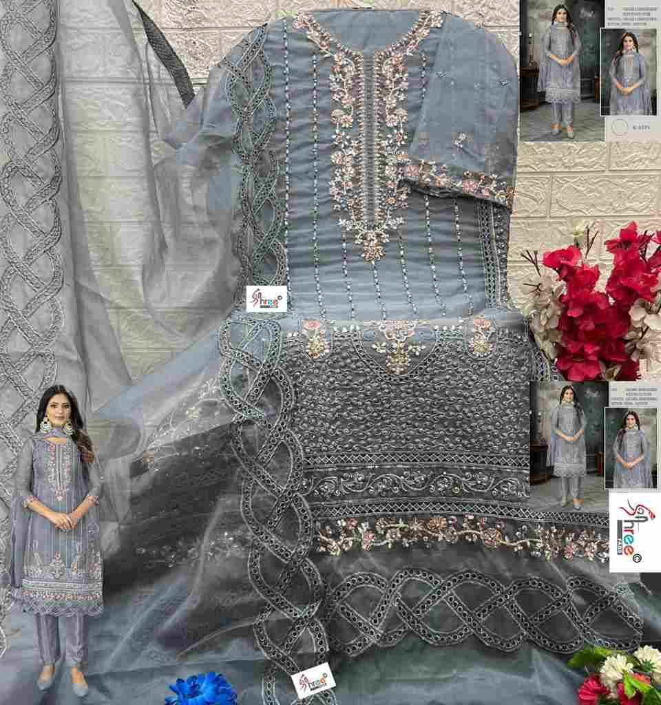 Shree Fabs Hit Design K-5175 Colours By Shree Fabs K-5175-A To K-5175-D Series Designer Pakistani Suits Beautiful Fancy Stylish Colorful Party Wear & Occasional Wear Organza Embroidery Dresses At Wholesale Price