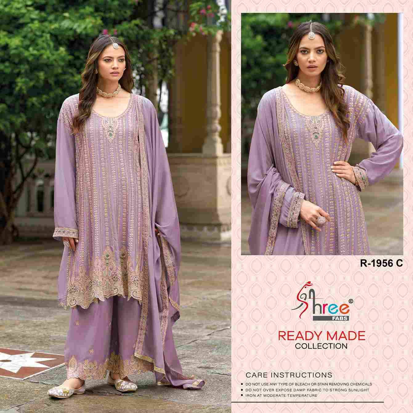 Shree Fabs Hit Design R-1956 Colours By Shree Fabs R-1956-A To R-1956-D Series Designer Pakistani Suits Collection Beautiful Stylish Fancy Colorful Party Wear & Occasional Wear Chinnon Dresses At Wholesale Price