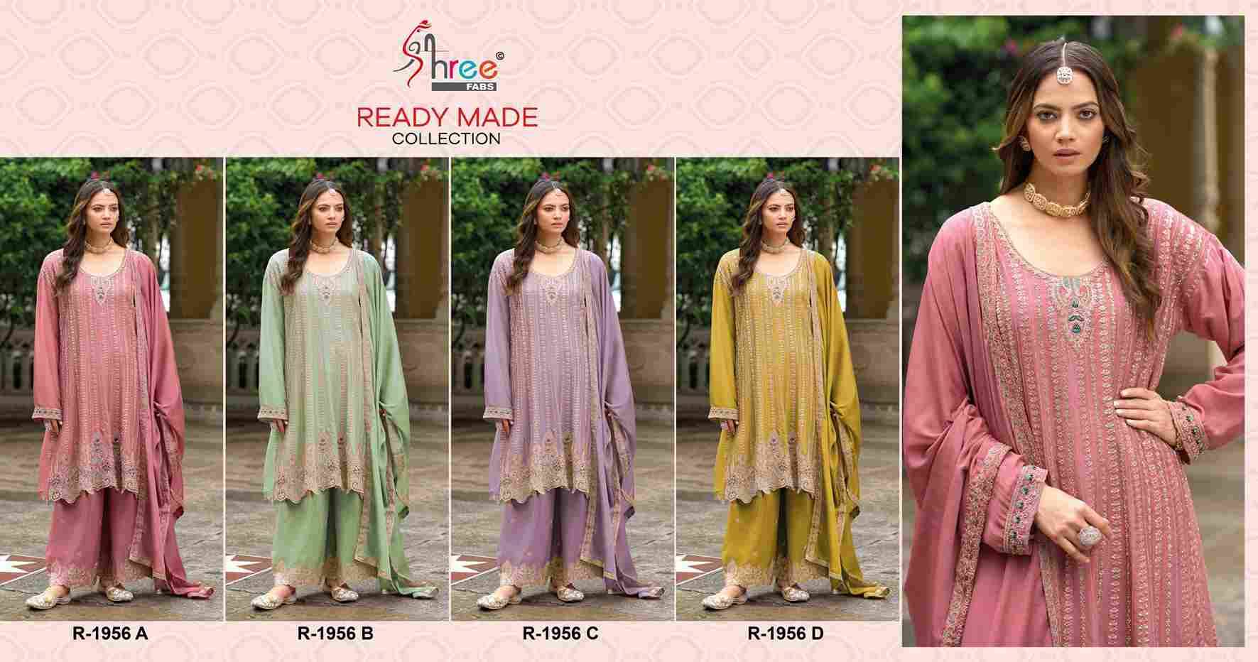 Shree Fabs Hit Design R-1956 Colours By Shree Fabs R-1956-A To R-1956-D Series Designer Pakistani Suits Collection Beautiful Stylish Fancy Colorful Party Wear & Occasional Wear Chinnon Dresses At Wholesale Price