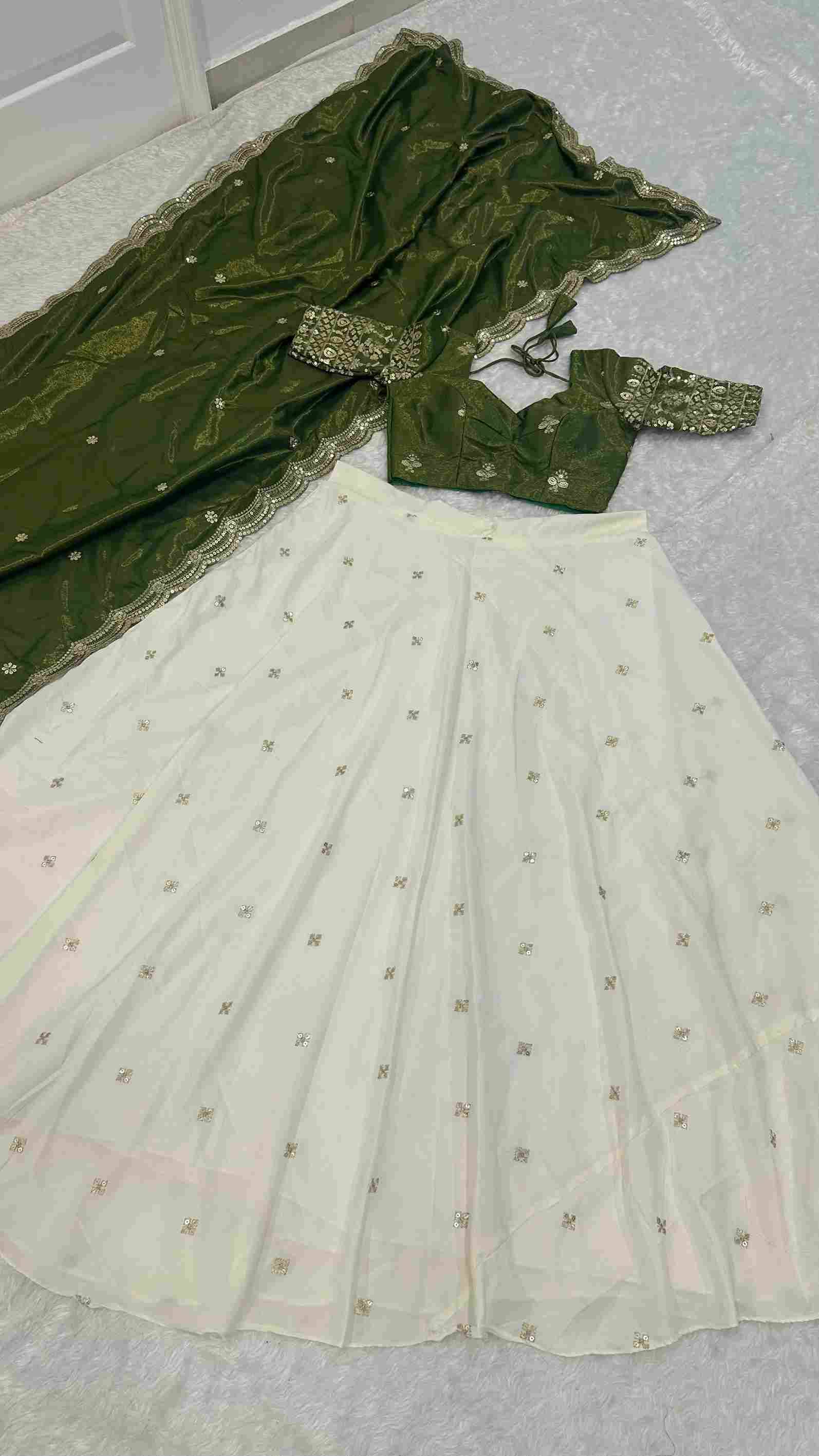 Sf-1058 By Fashid Wholesale Wear Collection Beautiful Stylish Colorful Fancy Party Wear & Occasional Wear Pure Silk Crepe Lehengas At Wholesale Price