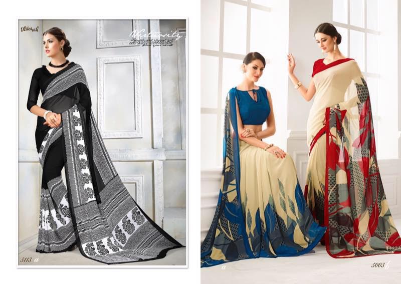 Vaishali 5001 Series By Vaishali Fabrics Beautiful Colorful Stylish Party Wear Casual Wear Occasional Wear Printed Sarees At Wholesale Price