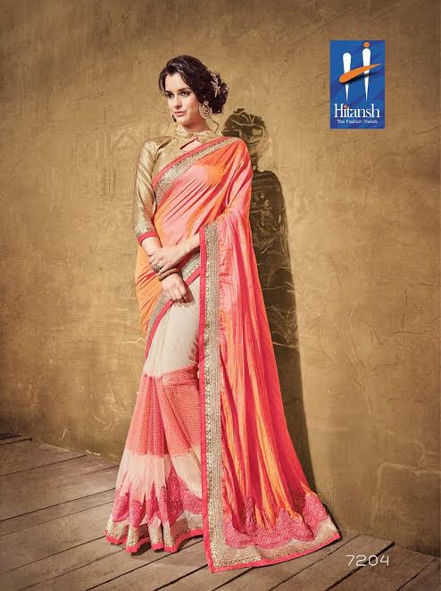 Fantasy-10 7202 To 7213 Series By Hitansh Beautiful Indian Traditional Colorful Stylish Party Wear Occasional Wear Ethnic Wear Casual Wear Printed Georgette Sarees At Wholesale Price