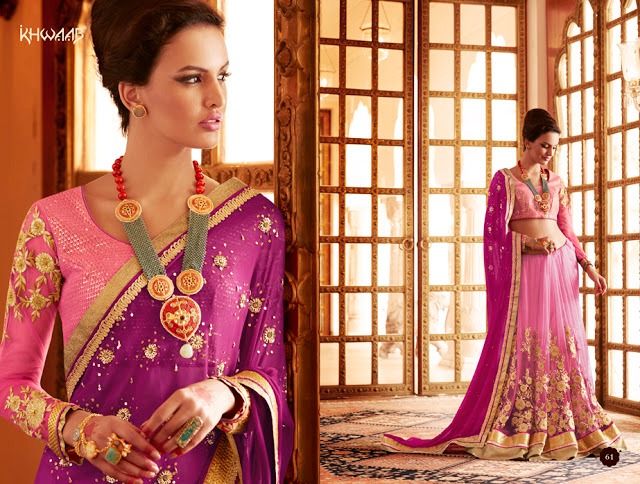 Sale-rajwada Collection 54 Series By Khwaab Beautiful Embroidered Designer Colourful Stylish Fancy Pretty Party Wear Occasional Wear Casual Wear Printed Georgette Sarees At Wholesale Price