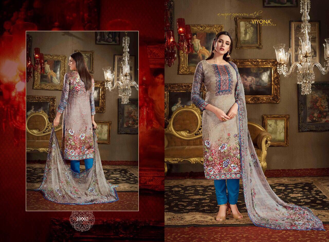 Romance By Viyona Dressline 30001 To 30008 Series Beautiful Pakistani Colorful Fancy Party Wear & Occasional Wear Pure Pashmina Printed Dresses At Wholesale Price