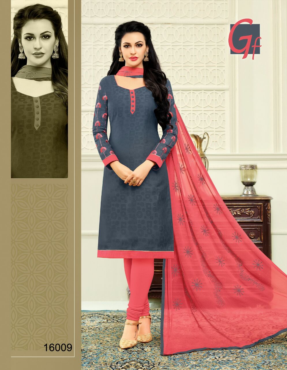 Barfi By Ganesh Fashion 16002 To 16017 Series Indian Beautiful Stylish Colorful Party Wear & Occasional Wear Cotton Embroidery Dresses At Wholesale Price