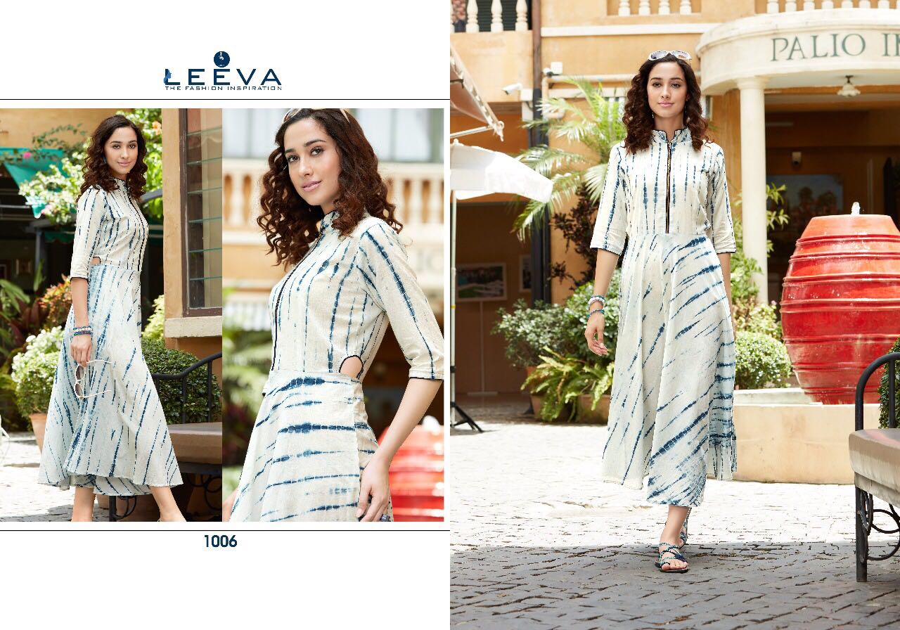 Impress Vol-1 By Leeva 1001 To 1008 Series Beautiful Stylish Colorful Fancy Casual Wear & Party Wear Rayon/ Cotton Printed Kurtis At Wholesale Price