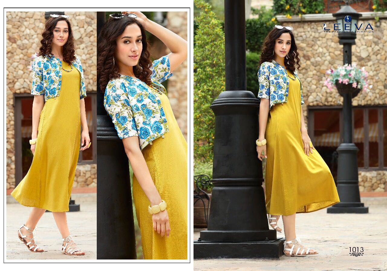 Impress Vol-2 By Leeva 1009 To 1017 Series Beautiful Stylish Colorful Fancy Casual Wear & Party Wear Rayon/ Cotton Printed Kurtis At Wholesale Price