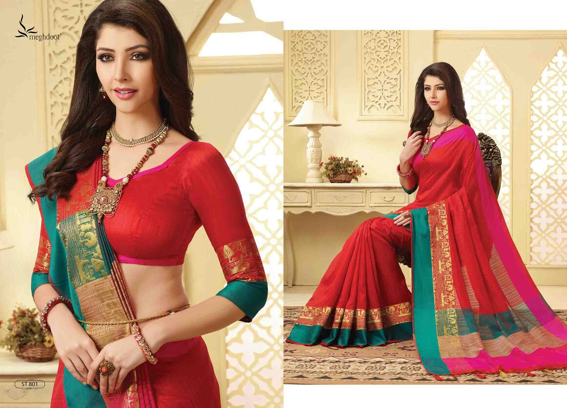 Royal Tassels By Meghdoot 549-a To 802 Series Designer Colorful Beautiful Wedding Collection Party Wear & Occasional Wear Bangalori Silk Sarees At Wholesale Price
