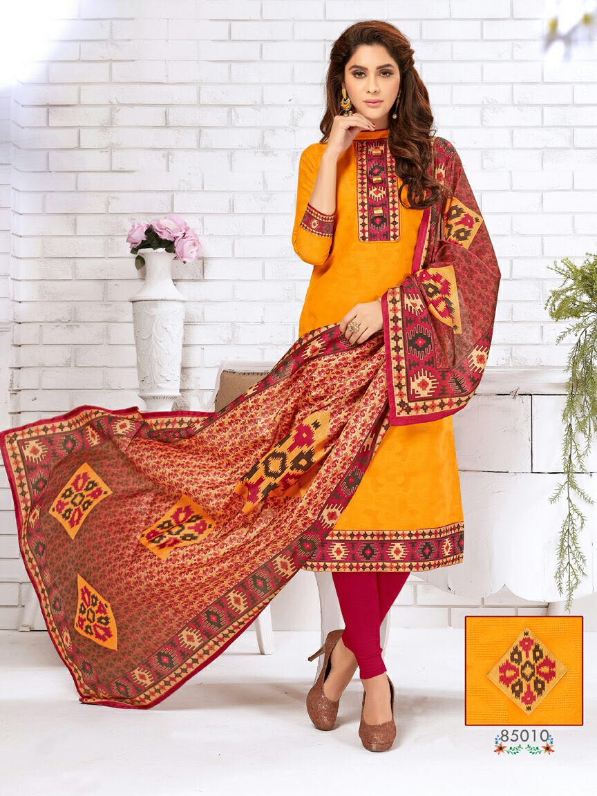 Digital World Vol-85 By B.g. Impex 85001 To 85010 Series Beautiful Colorful Stylish Fancy Casual Wear & Ethnic Wear Mumbai Jacquard Printed Dresses At Wholesale Price