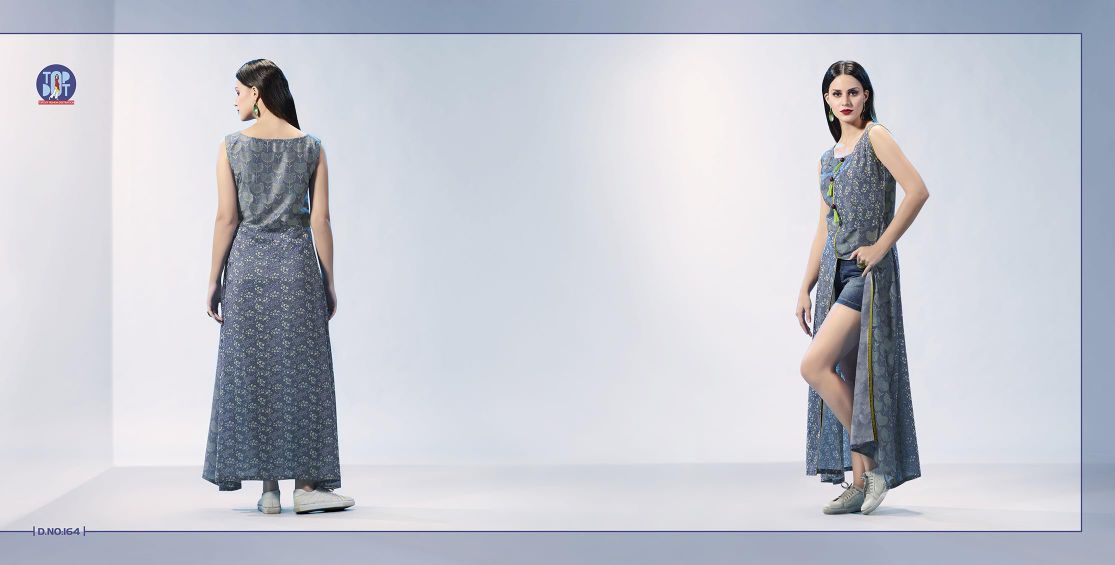 Dusk Vol-3 By Top-dot 163 To 168 Series Designer Stylish Colorful Fancy Beautiful Party Wear & Ethnic Wear Tunics/ Kurtis At Wholesale Price