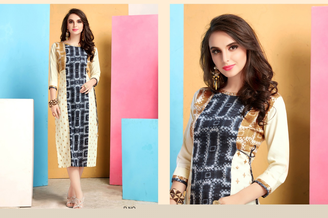 Fashion Glorry By Veera Tex 1801 To 1806 Series Designer Beautiful Stylish Colorful Fancy Ethnic Wear & Casual Wear Rayon Printed Kurtis At Wholesale Price