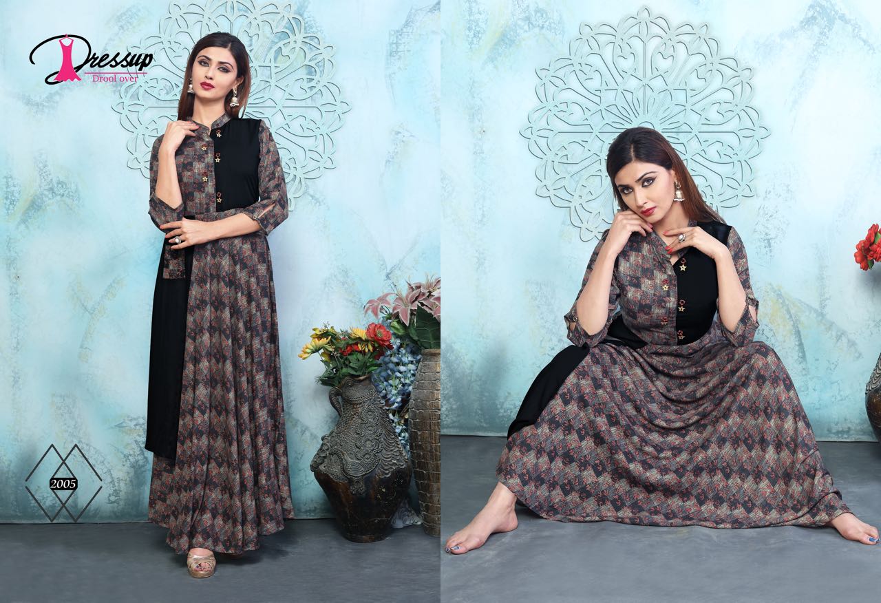 Princess Vol-2 By Dress Up 2001 To 2007 Series Designer Beautiful Fancy Colorful Party Wear & Ethnic Wear Royal Rayon Printed Kurtis At Wholesale Price