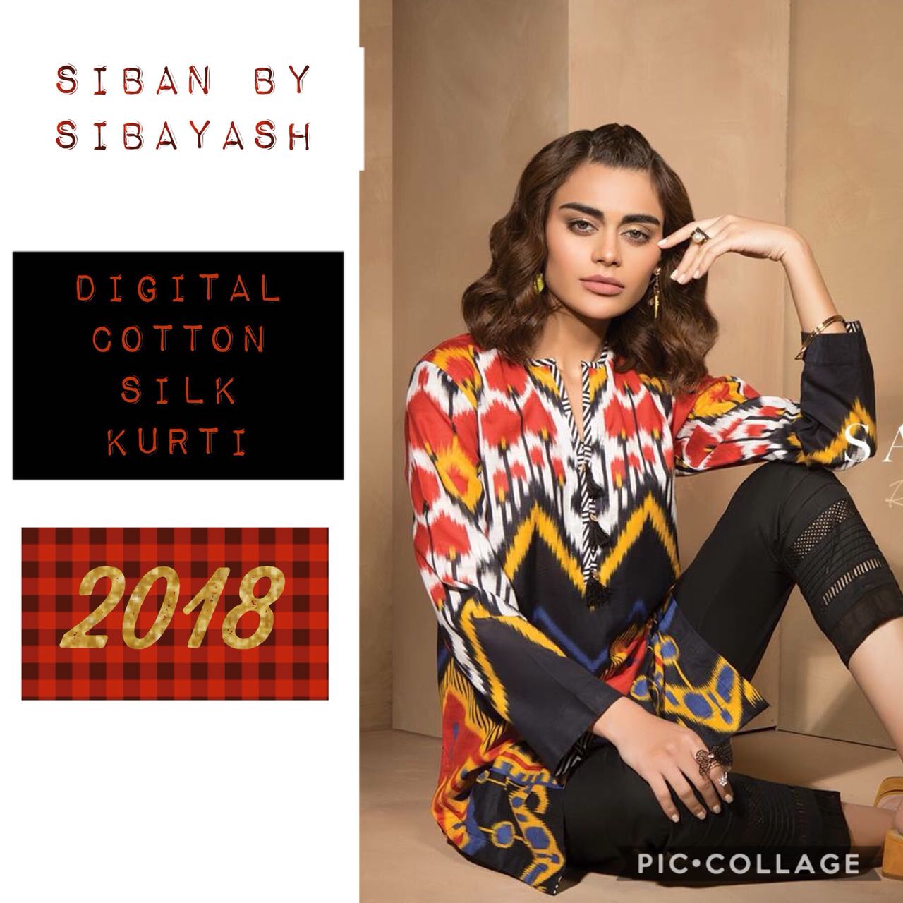 Siban 2018 By Sibayash 01 To 05 Series Designer Pakistani Beautiful Stylish Colorful Fancy Party Wear & Ethnic Wear Digital Cotton Satin Kurtis At Wholesale Price