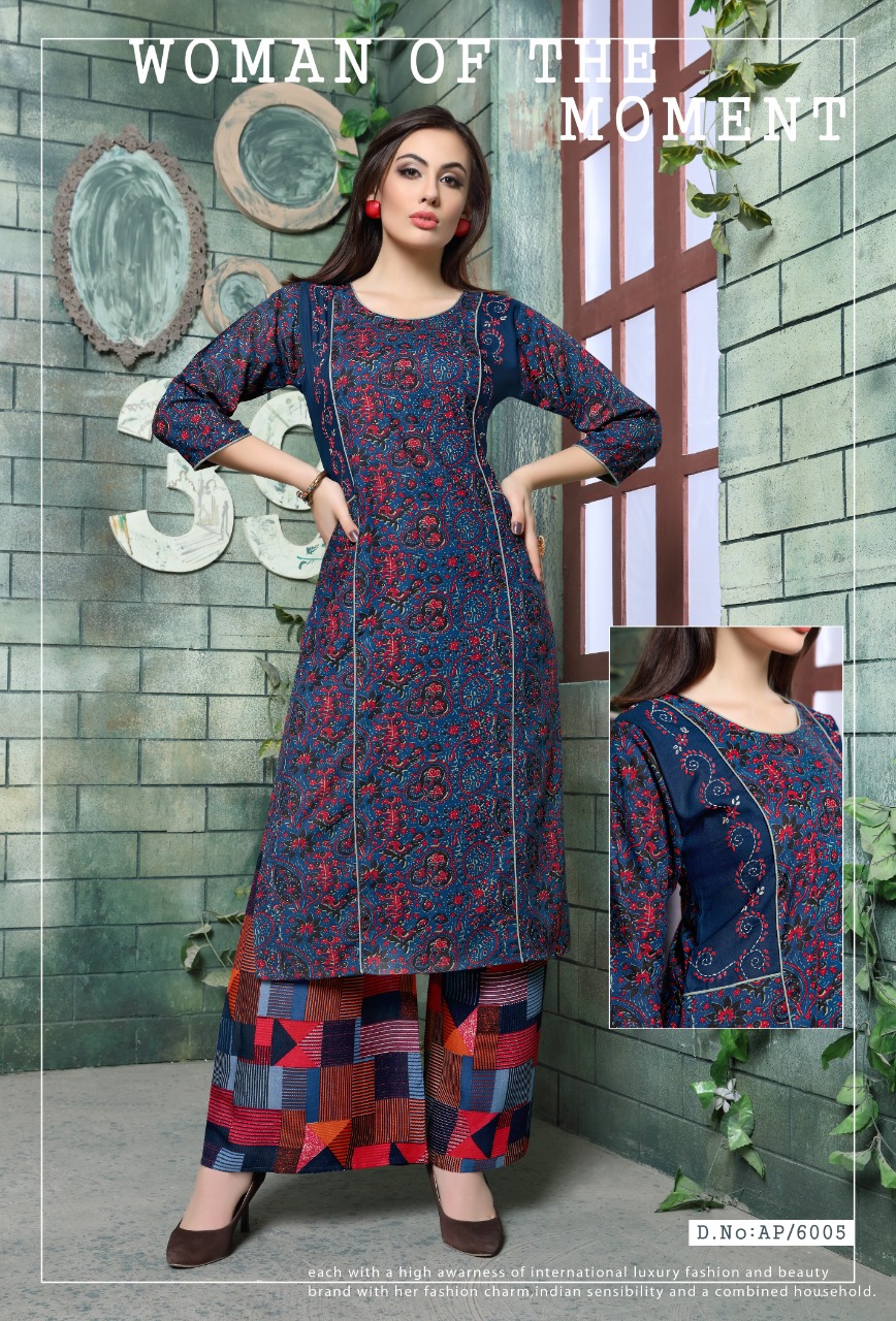 Aura Premium Vol-6 By Pranjal Creations 6001 To 6008 Series Indian Traditional Wear Collection Beautiful Stylish Fancy Colorful Party Wear & Occasional Wear Rayon Print Kurtis At Wholesale Price