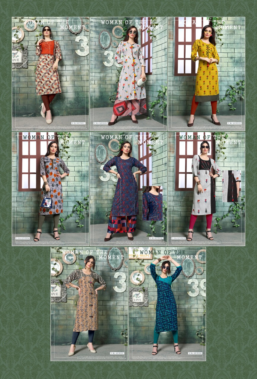 Aura Premium Vol-6 By Pranjal Creations 6001 To 6008 Series Indian Traditional Wear Collection Beautiful Stylish Fancy Colorful Party Wear & Occasional Wear Rayon Print Kurtis At Wholesale Price