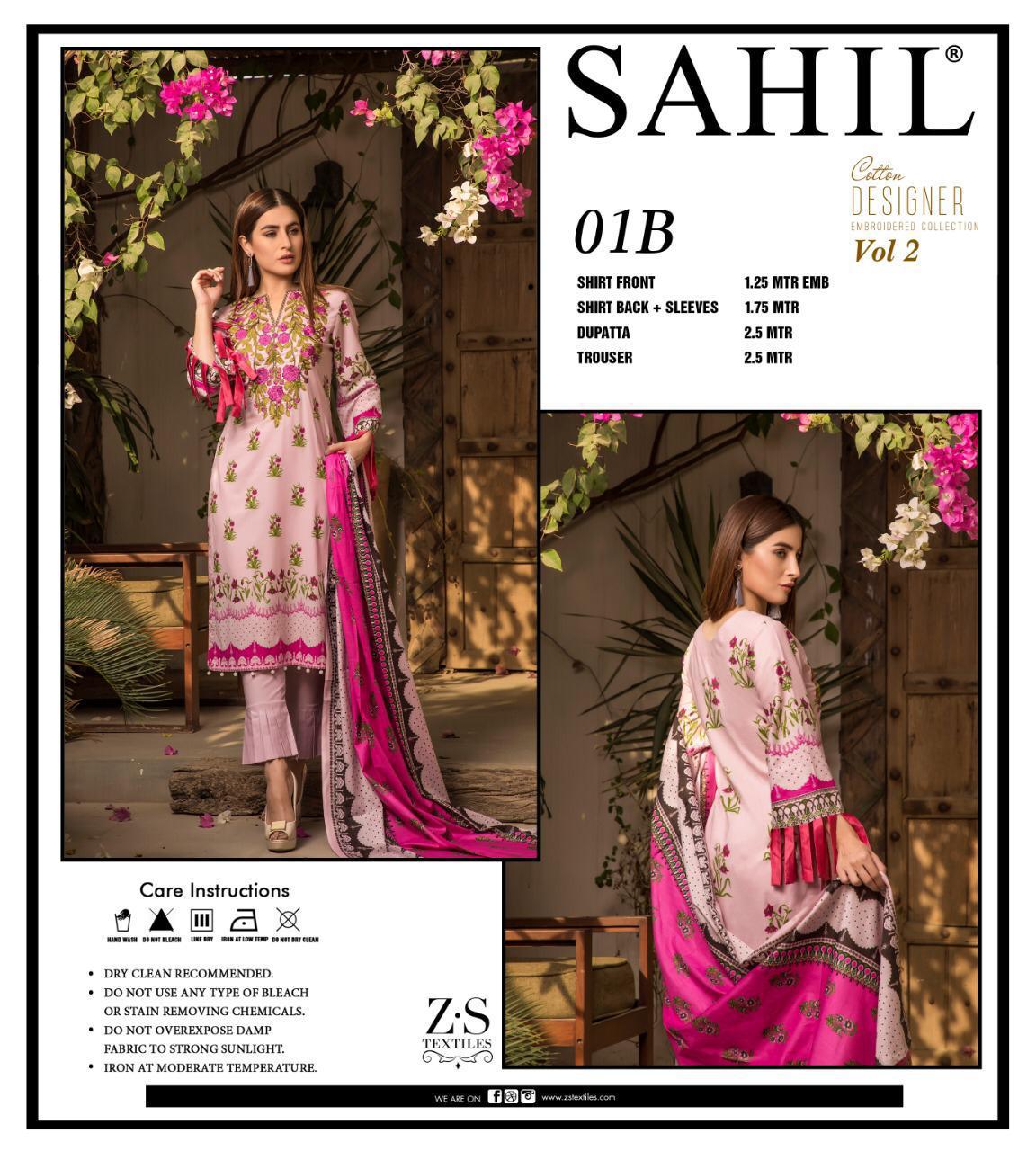 Cotton Designer Vol 2 By Sahil 1a-b To 5a-b Series Indian Traditional Wear Collection Beautiful Stylish Fancy Colorful Party Wear & Occasional Wear Coton Dresses At Wholesale Price